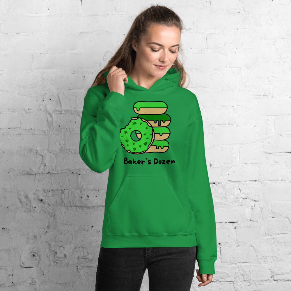 Baker`s Dozen Unisex Hoodie| Green Friendly