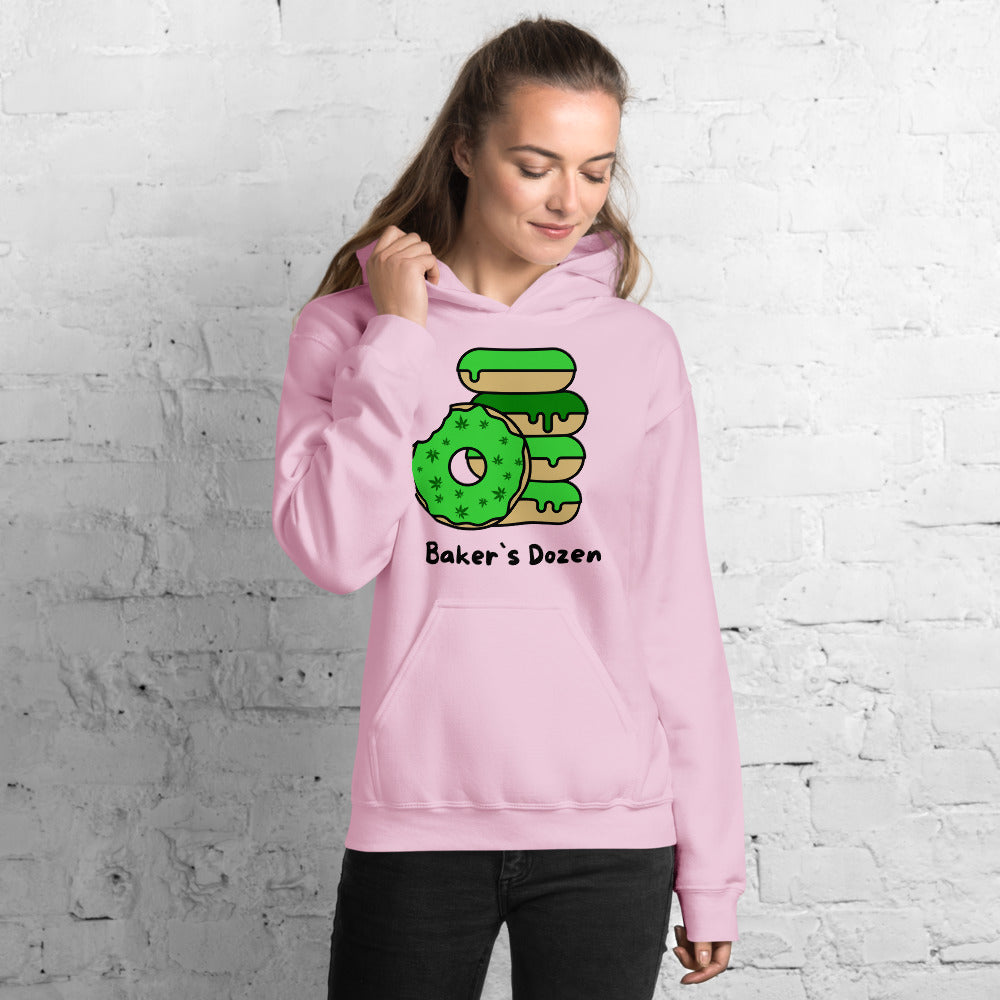 Baker`s Dozen Unisex Hoodie| Green Friendly