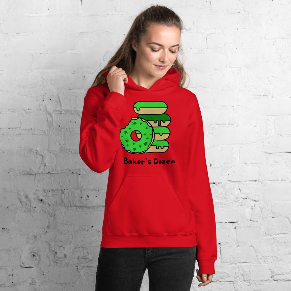 Baker`s Dozen Unisex Hoodie| Green Friendly