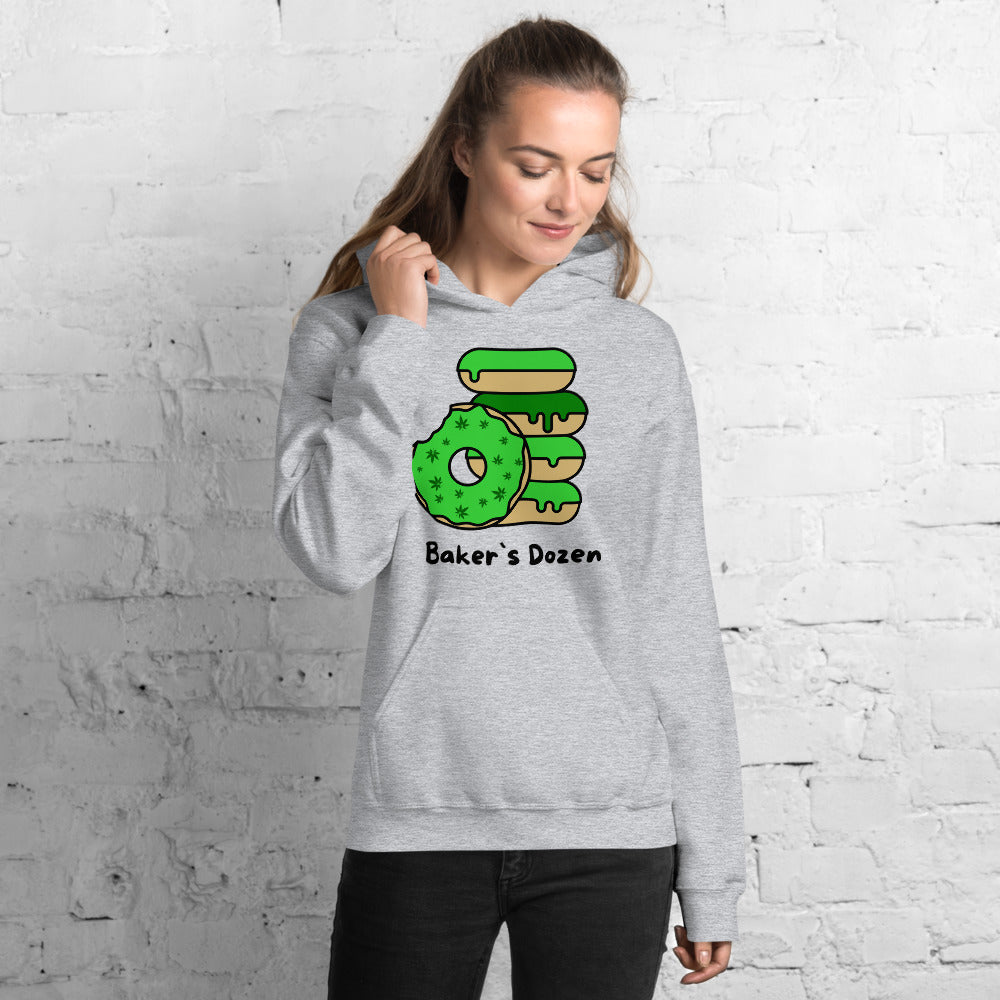 Baker`s Dozen Unisex Hoodie| Green Friendly