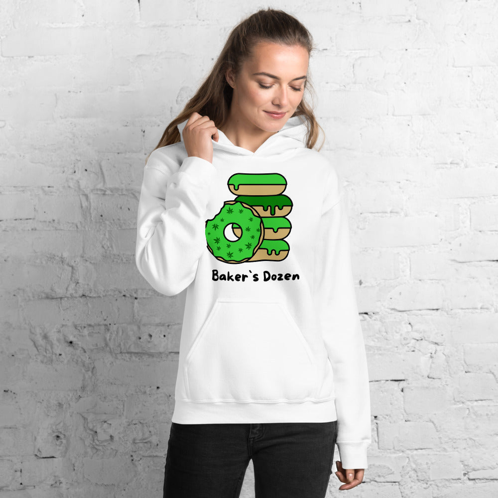 Baker`s Dozen Unisex Hoodie| Green Friendly