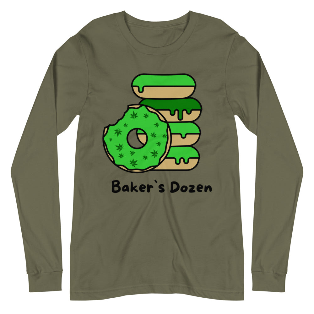 Baker`s Dozen Unisex Long Sleeve Tee| Green Friendly