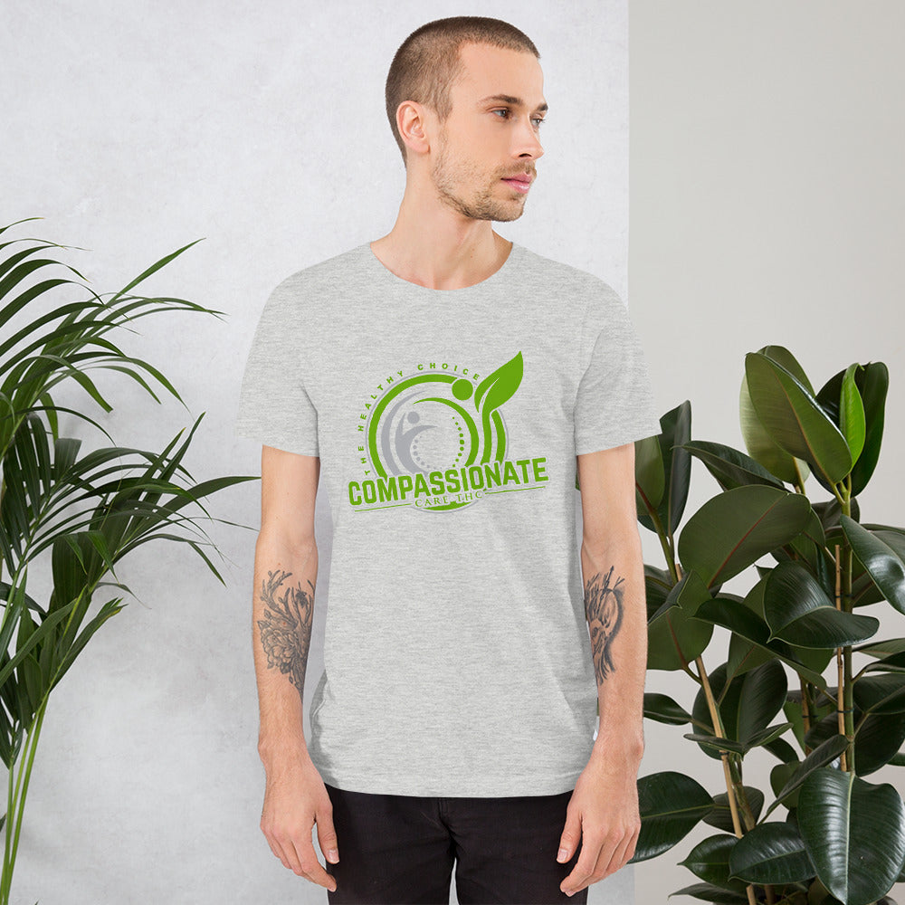 CC,THC Logo Short-Sleeve Unisex T-Shirt| Green Friendly